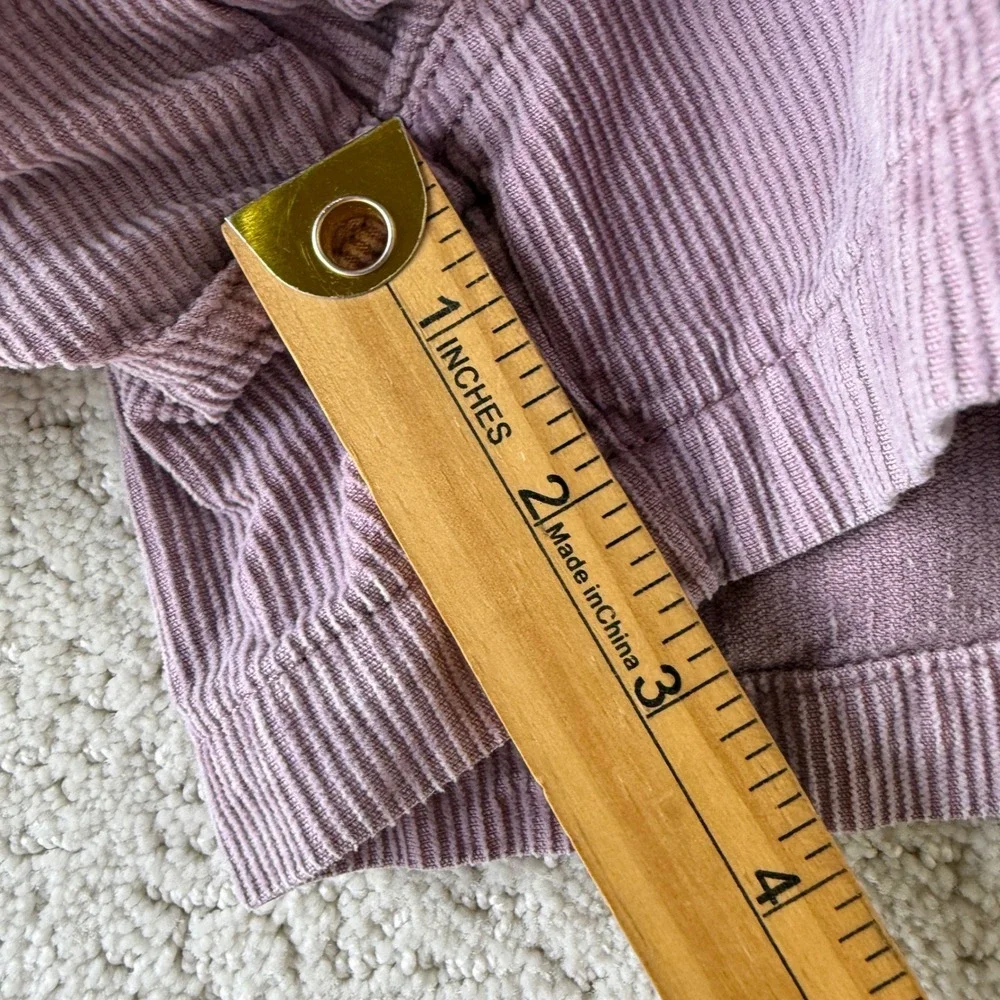 Outerknown Seventyseven Cord Shorts Womens 30 Mauve Purple Utility Cotton